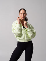 Thumbnail 3 of Threads Waist Zip Hoodie - Light Margarita, 3 of 7