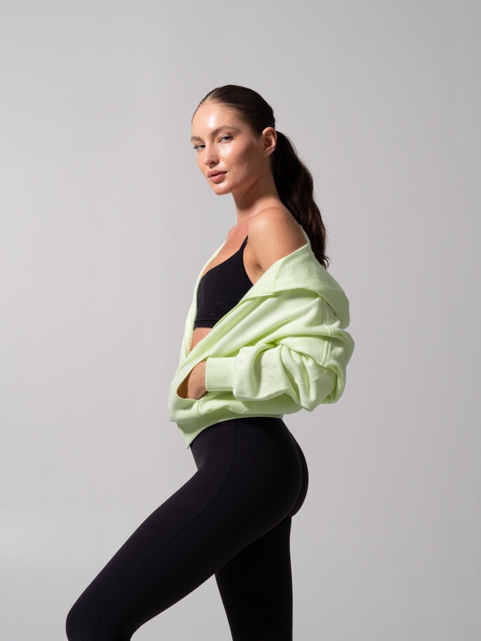 Threads Waist Zip Hoodie - Light Margarita