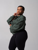 Thumbnail 3 of Threads Waist Zip Hoodie - Limon Pepino, 3 of 8