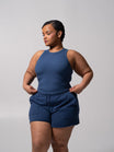 Brami Tank - Baked Blue