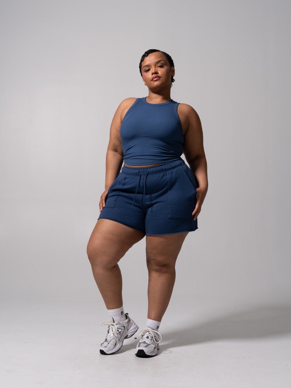 Brami Tank - Baked Blue