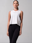 Essential Waist Tank - White