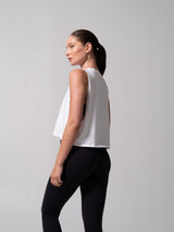 Thumbnail 5 of Essential Waist Tank - White, 5 of 6