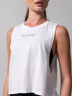 Essential Waist Tank - White