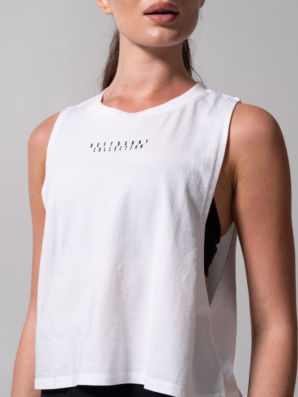 Essential Waist Tank - White