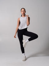 Thumbnail 2 of Essential Waist Tank - Heather Grey, 2 of 6