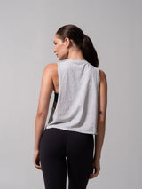 Thumbnail 6 of Essential Waist Tank - Heather Grey, 6 of 6