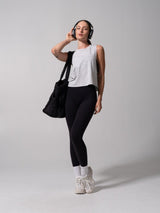 Thumbnail 3 of Essential Waist Tank - Heather Grey, 3 of 6