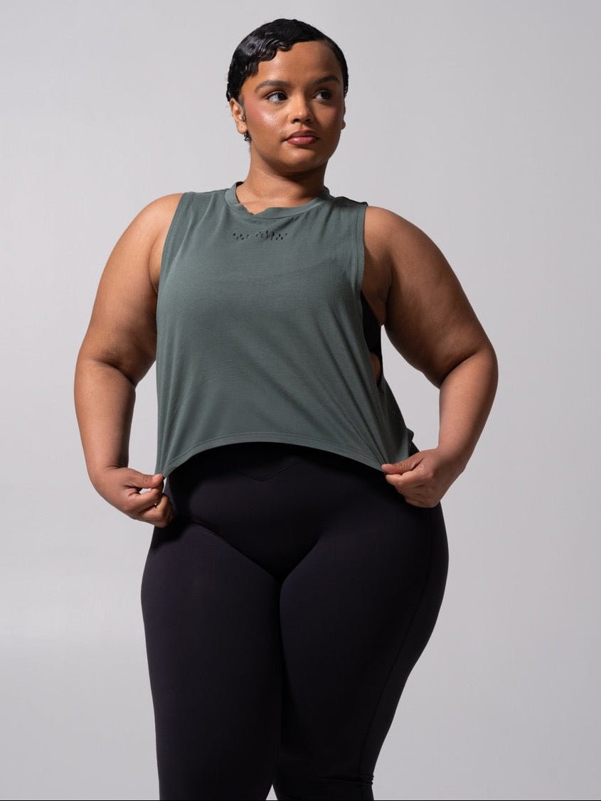 Essential Waist Tank - Limon Pepino