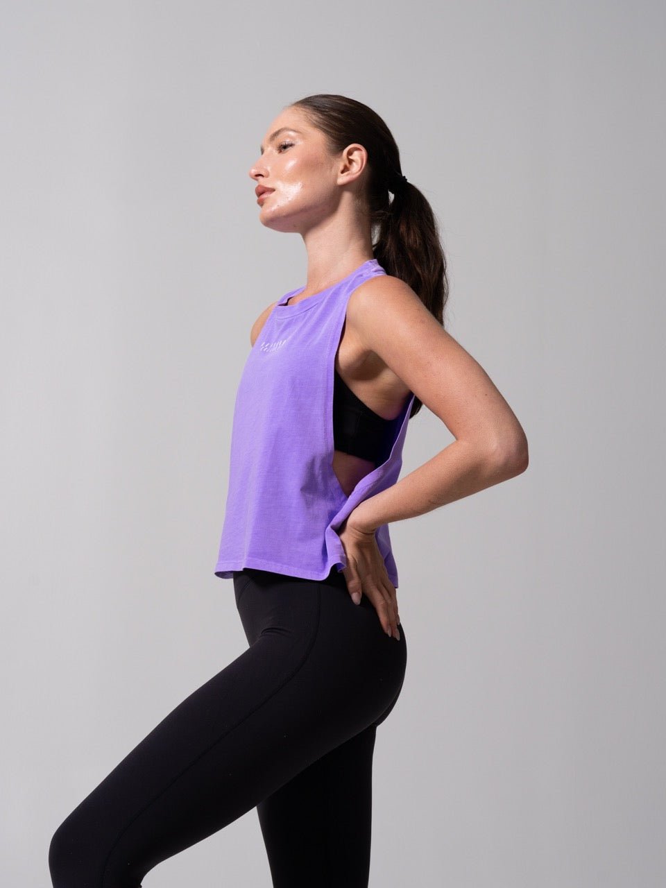 Essential Waist Tank - Taffy Purple
