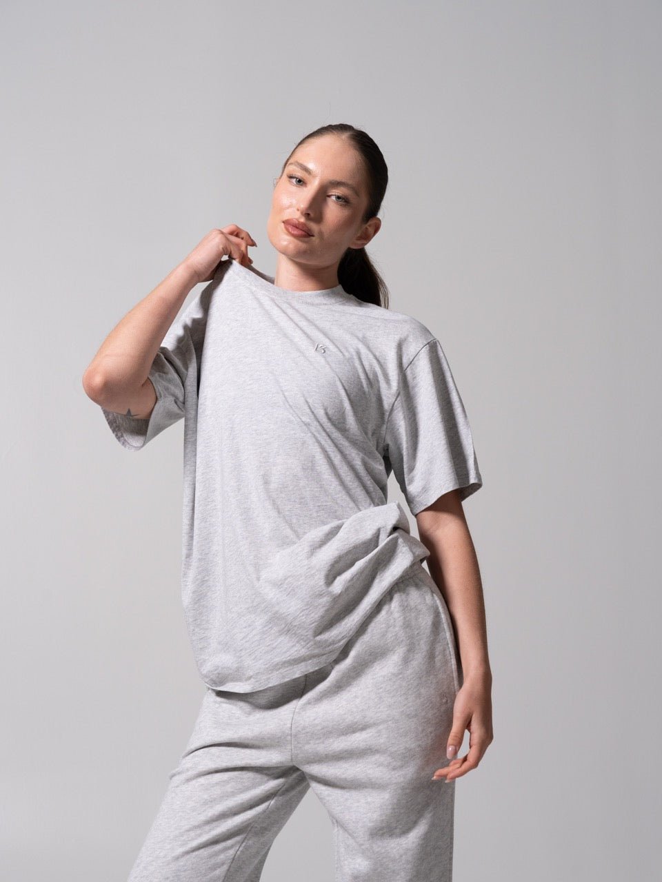 Essential Short Sleeve Tee - Heather Grey