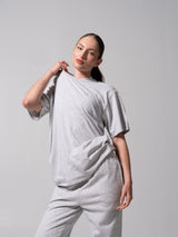 Thumbnail 3 of Essential Short Sleeve Tee - Heather Grey, 3 of 5