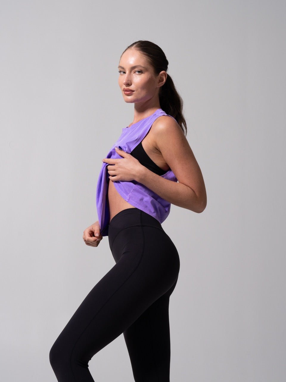 Essential Waist Tank - Taffy Purple