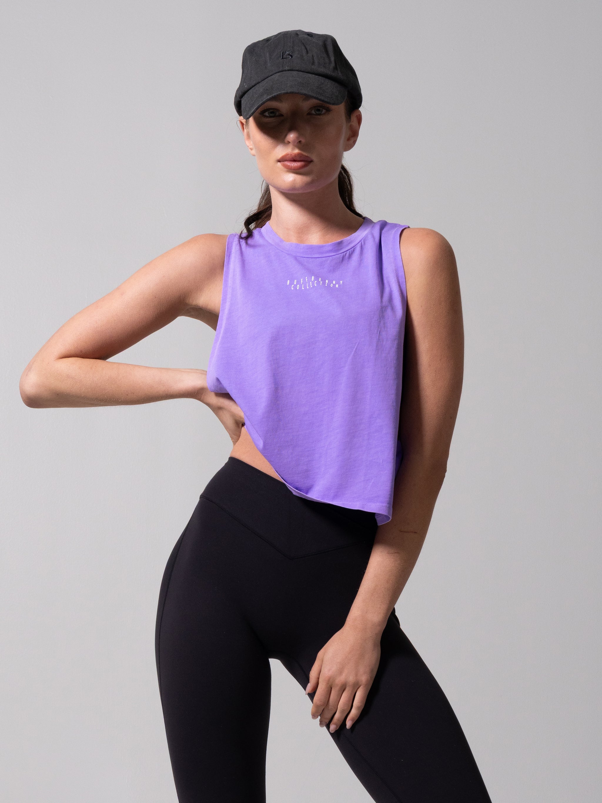 Essential Waist Tank - Taffy Purple
