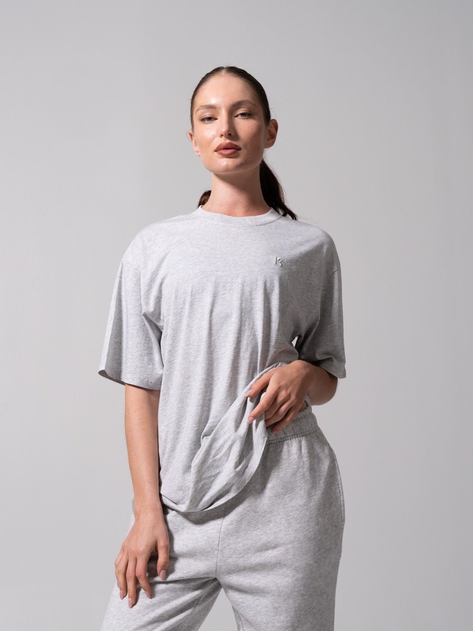 Essential Short Sleeve Tee - Heather Grey