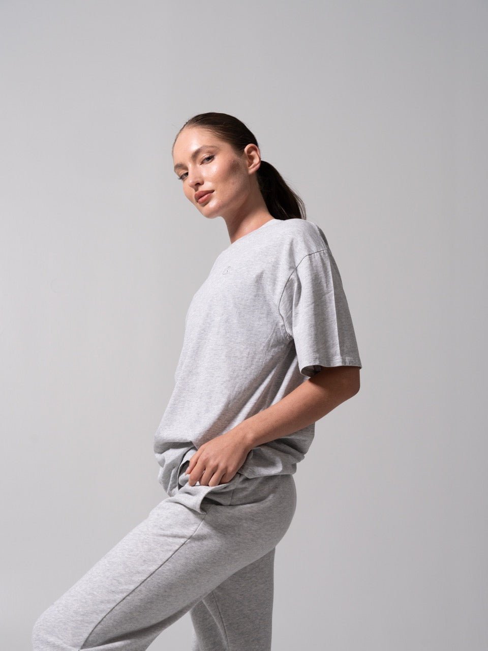 Essential Short Sleeve Tee - Heather Grey