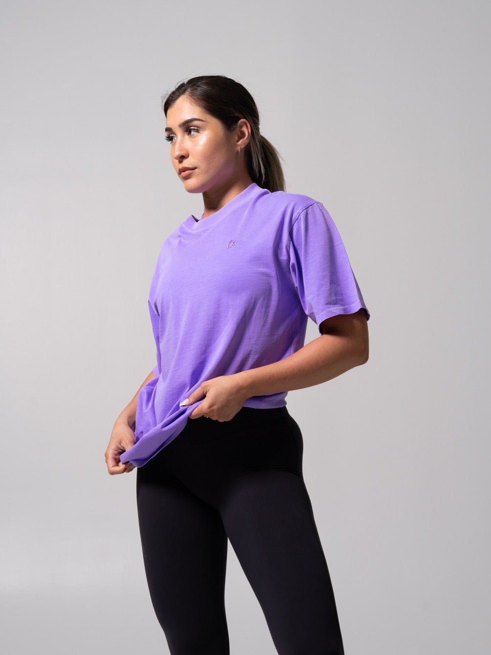 Essential Short Sleeve Tee - Taffy Purple