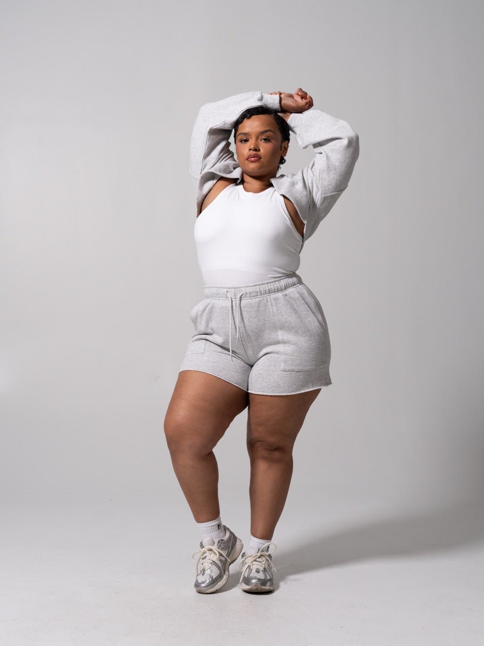 Threads Bolero - Heather Grey