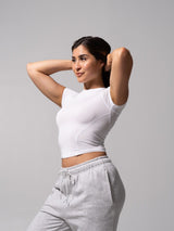 Thumbnail 5 of Halo Baby Tee - White, 5 of 6
