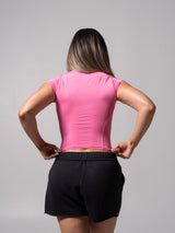 Thumbnail 4 of Halo Baby Tee - Pink Vibes, 4 of 4