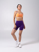 Thumbnail 7 of Reversible Sports Bra - Grape Jelly and Lava Print, 7 of 14