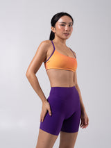 Thumbnail 8 of Reversible Sports Bra - Grape Jelly and Lava Print, 8 of 14