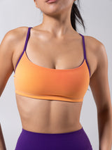Thumbnail 11 of Reversible Sports Bra - Grape Jelly and Lava Print, 11 of 14