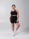 Rosa Sports Bra - Onyx Black