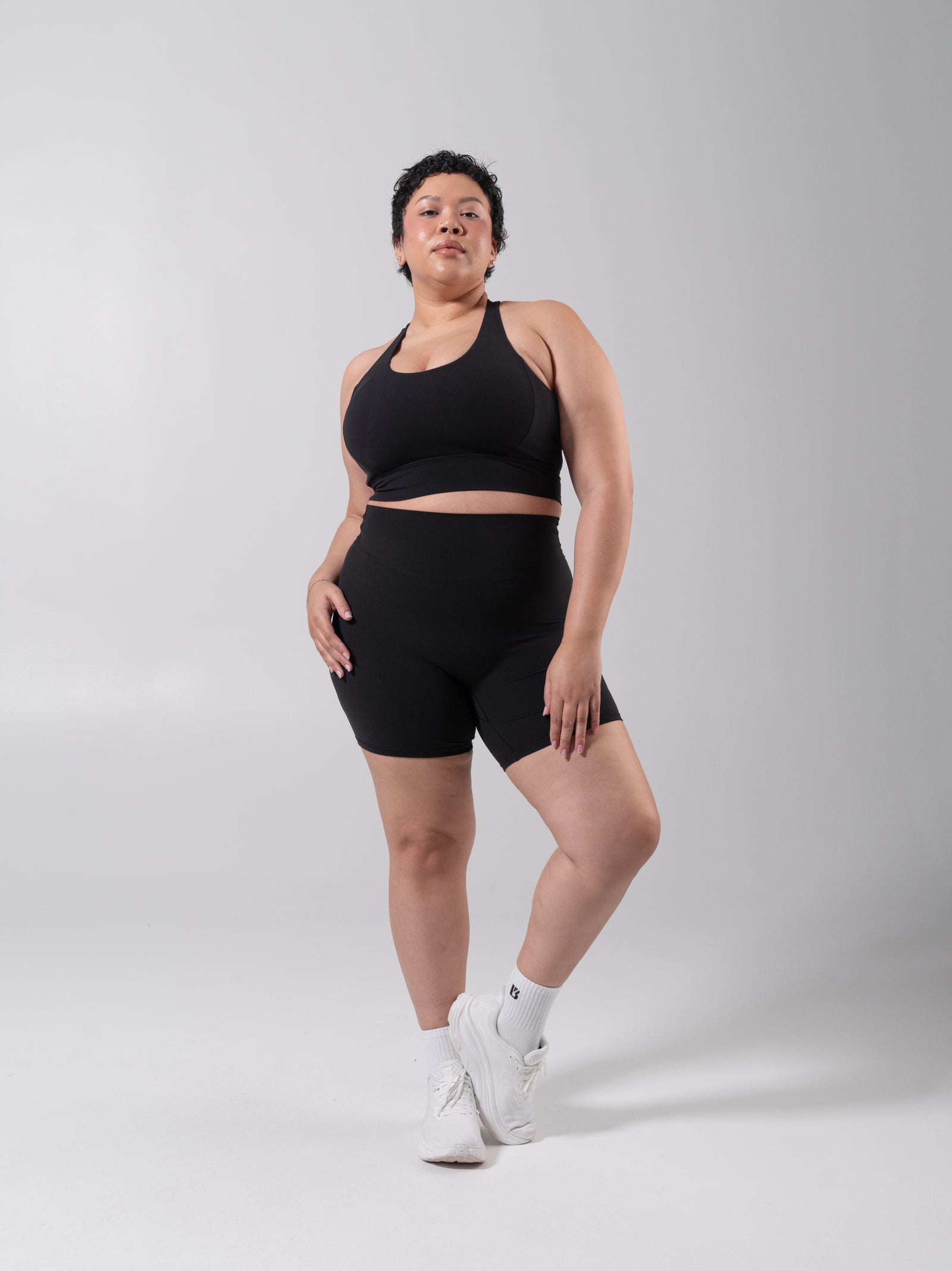 Rosa Sports Bra - Onyx Black