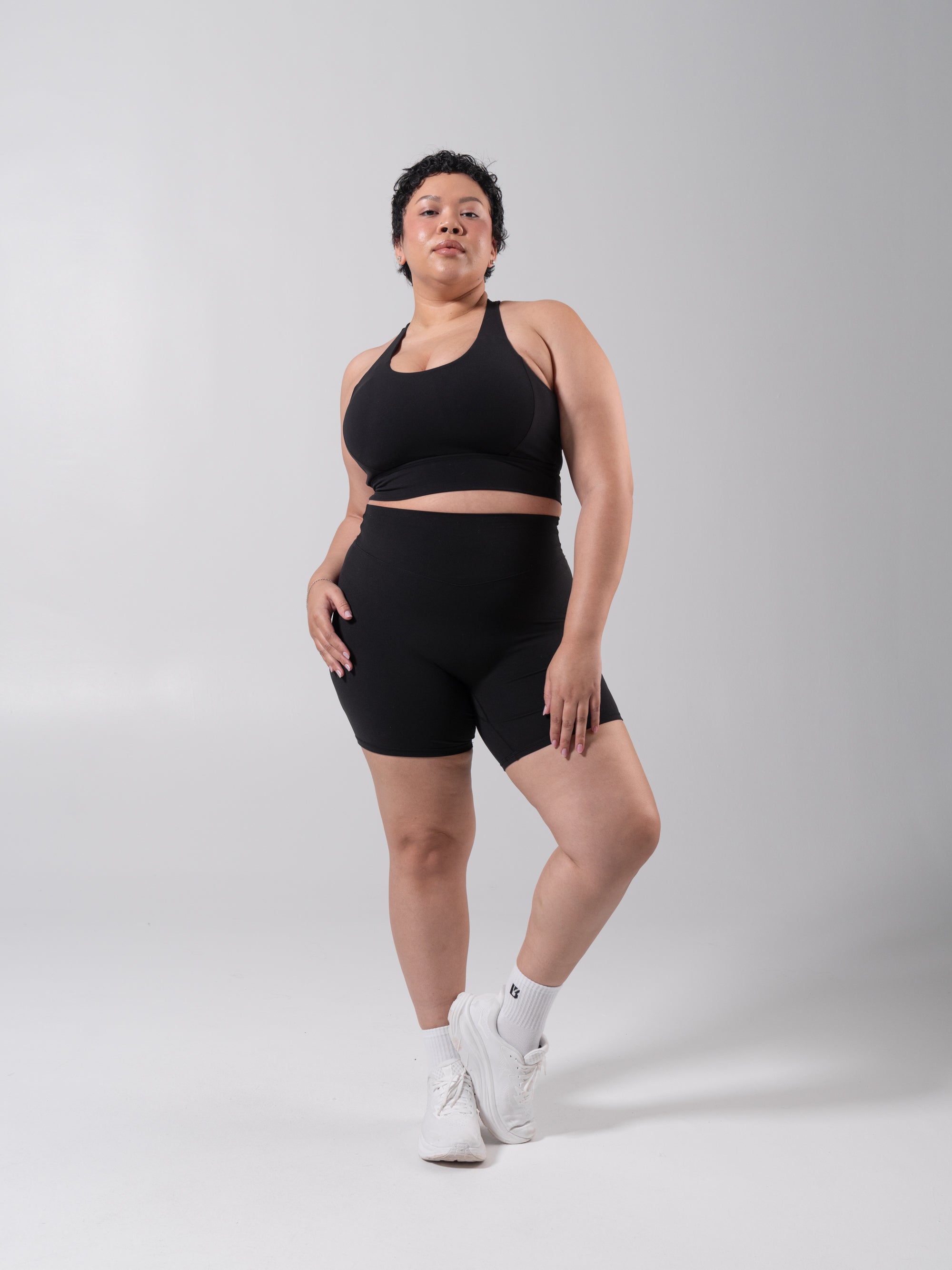 Rosa Sports Bra - Onyx Black