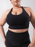 Rosa Sports Bra - Onyx Black