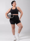 Rosa Sports Bra - Onyx Black