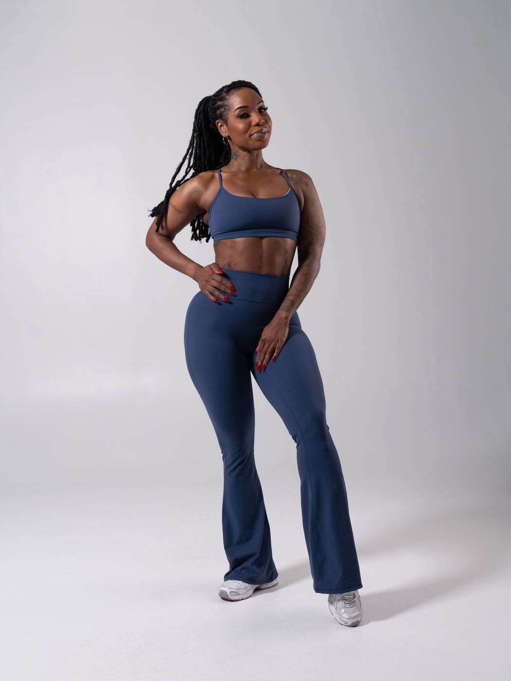 Legacy Flare Legging - Baked Blue