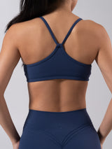 Thumbnail 6 of Reversible Sports Bra - Baked Blue and White, 6 of 13