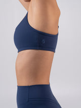 Thumbnail 7 of Reversible Sports Bra - Baked Blue and White, 7 of 13
