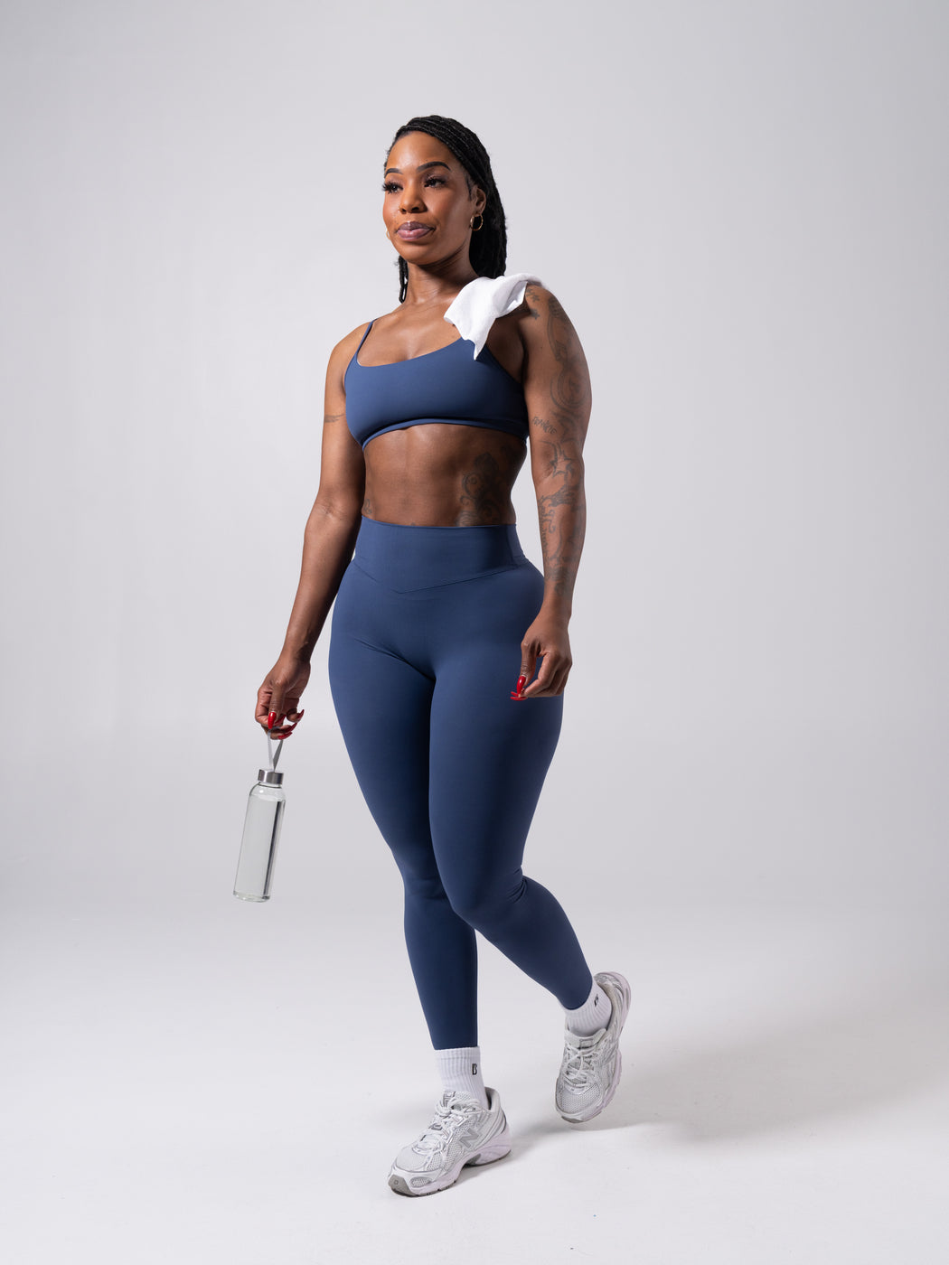 Micro Legacy Legging - Baked Blue