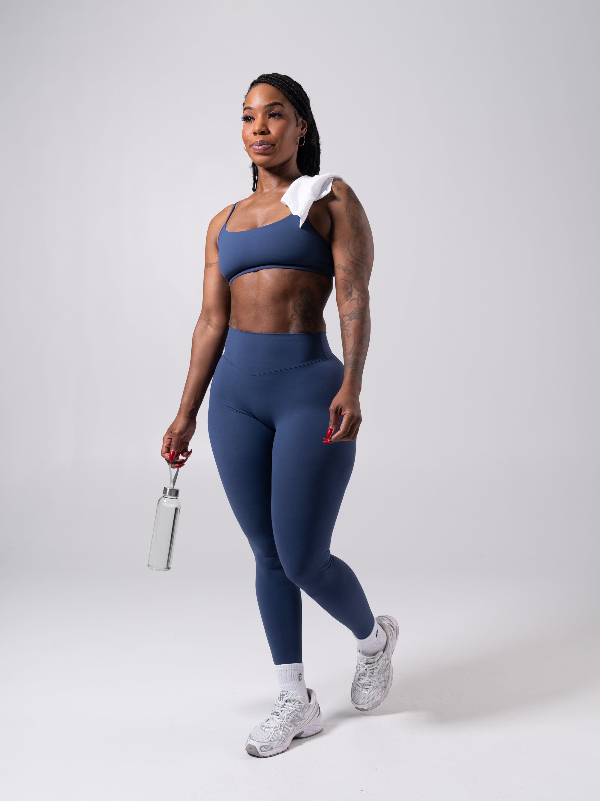 Micro Legacy Legging - Baked Blue