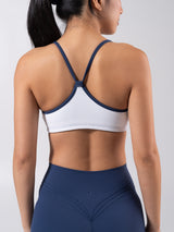 Thumbnail 10 of Reversible Sports Bra - Baked Blue and White, 10 of 13