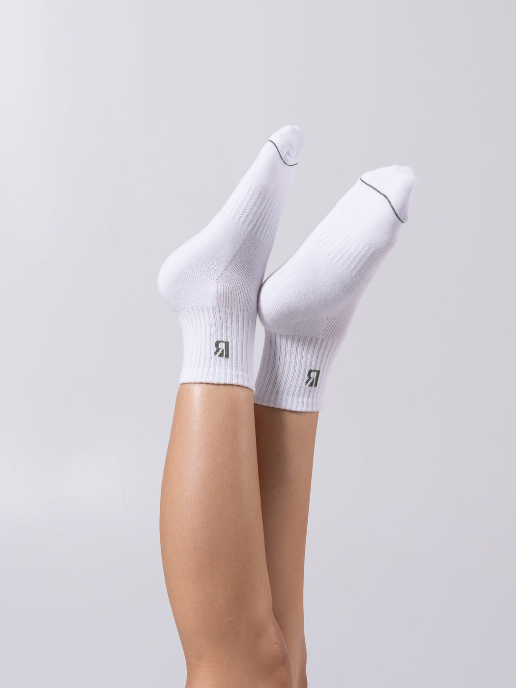 3 Pack Quarter Crew Socks - Essential Neutrals