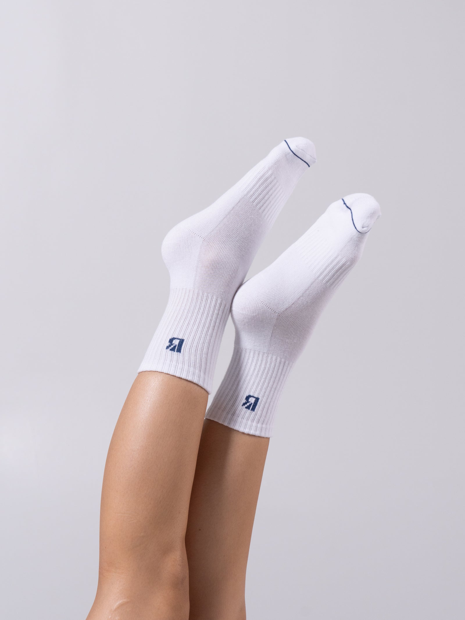 3 Pack Quarter Crew Socks - Essential Neutrals