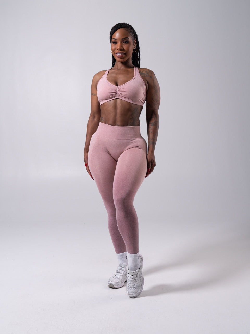 Miracle Seamless Hip Rise Legging - Heather Rose Ombre