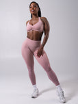 Miracle Seamless Hip Rise Legging - Heather Rose Ombre