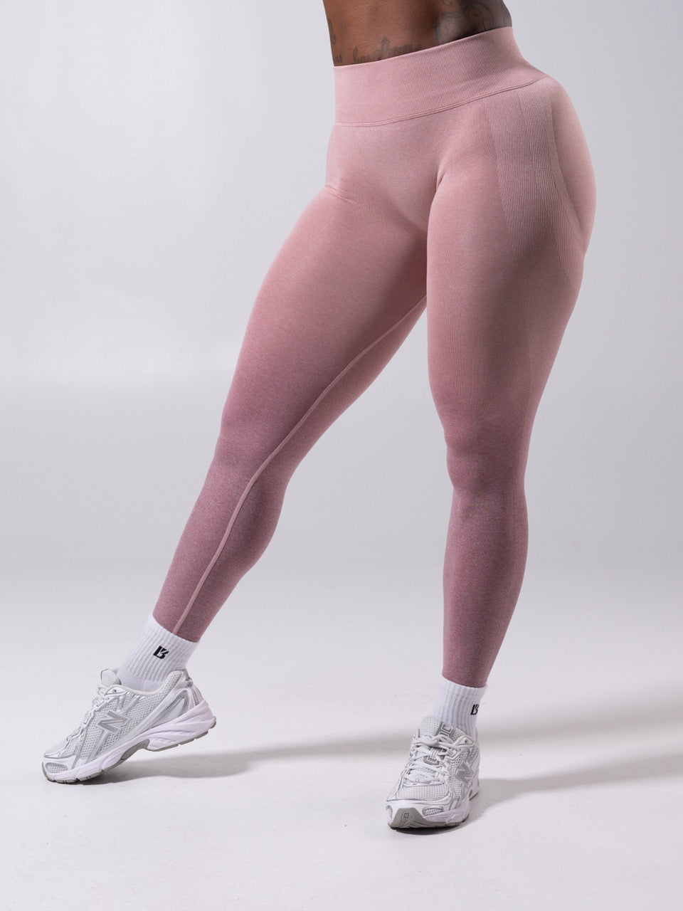 Miracle Seamless Hip Rise Legging - Heather Rose Ombre