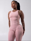 Shape Seamless Hip Tank - Heather Rose Water