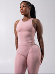 Shape Seamless Hip Tank - Heather Rose Water