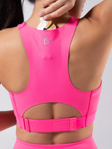 Thumbnail 6 of Wicked Zip Sports Bra - Hot Mess, 6 of 11
