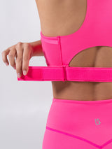 Thumbnail 7 of Wicked Zip Sports Bra - Hot Mess, 7 of 11