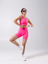 Thumbnail 2 of Wicked Zip Sports Bra - Hot Mess, 2 of 11