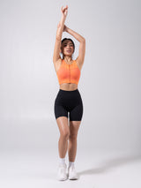 Thumbnail 10 of Wicked Zip Sports Bra - Lava Print, 10 of 11