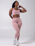 Vida Seamless Sports Bra - Heather Rose Ombre